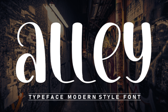 Alley: The Sweet Handwritten Typeface for Authentic Branding