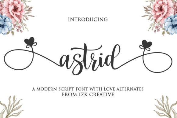 Astrid: The Handwritten Script Typeface for Modern Editorial Design