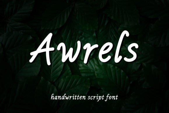 Awrels: The Handwritten Script Font for Scroll-Stopping Social Media Graphics