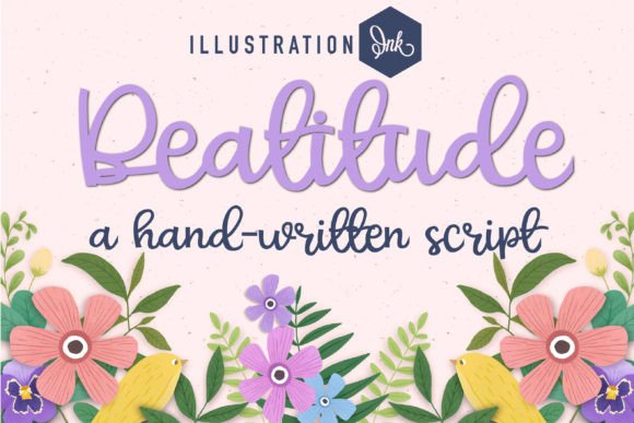 Beatitude: The Premium Script Font That Elevates Small Business Branding