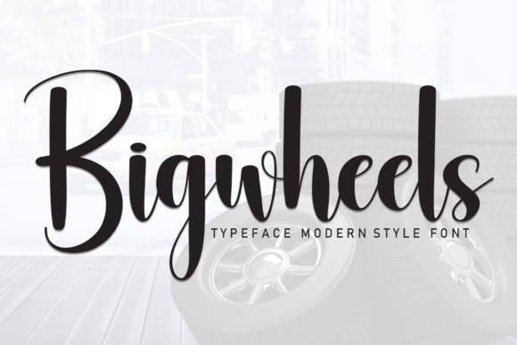 Bigwheels: A Sweet Handwritten Typeface for Modern Branding