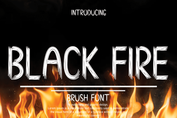 Black Fire: A Handwritten Brush Script for Modern Editorial Design