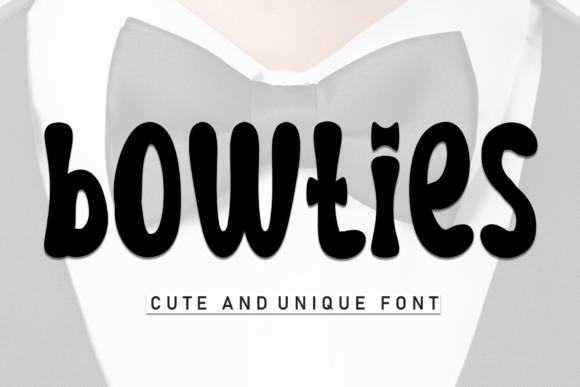 Bowties: The Sweet Handwritten Typeface for Your Next Craft Project
