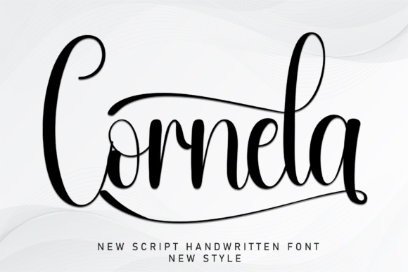 Cornela: The Sweet Handwritten Display Font for Brand Identity