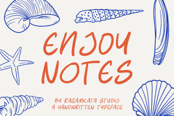 Enjoy Notes: The Handwritten Typeface for Authentic Brand Identity