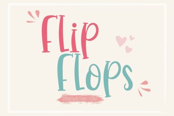 Flip Flops: A Script Font for Modern Web Design