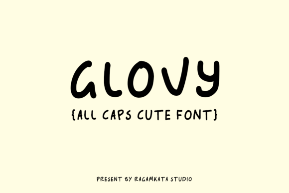 Glovy: A Handwritten Typeface for Authentic Editorial Design