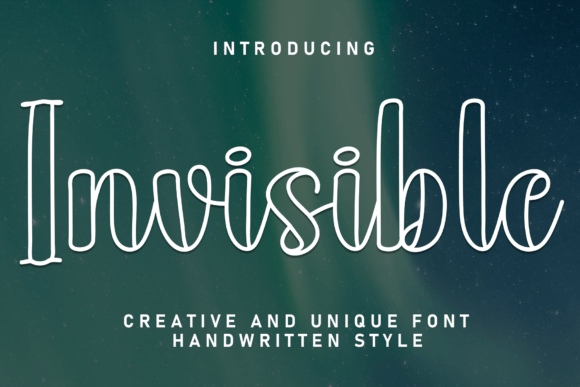 Invisible: The Sweet Handwritten Font for Polished Branding