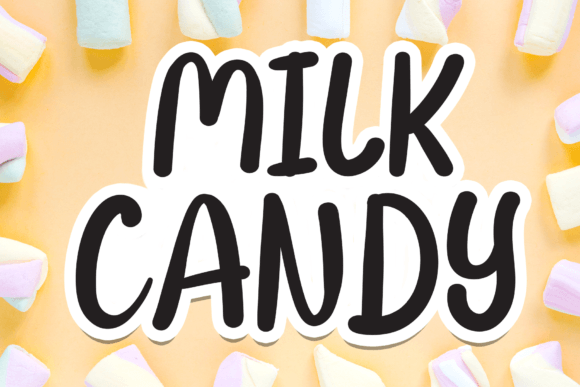 Milk Candy: A Sweet Touch for Editorial Design