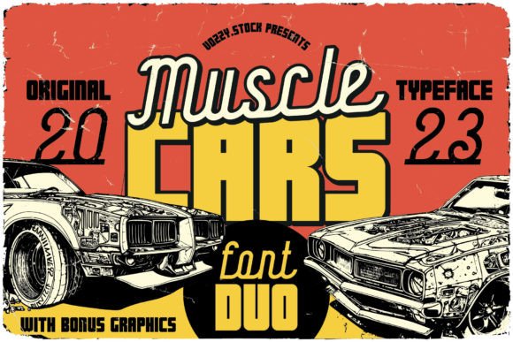 Muscle Cars: The Bold Display Typeface for Instant Brand Impact
