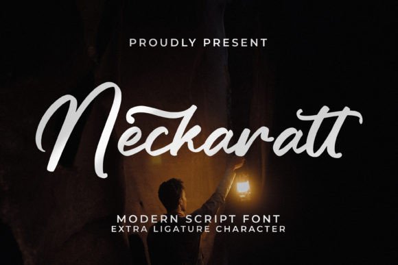 Neckaratt: A Modern Script Font for Editorial Design