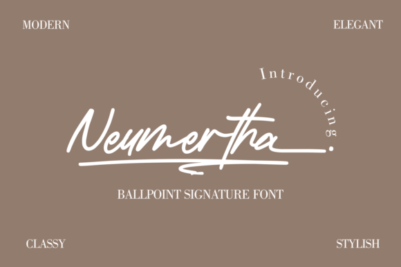Neumertha Font Review: A Handwritten Typeface for Authentic Branding