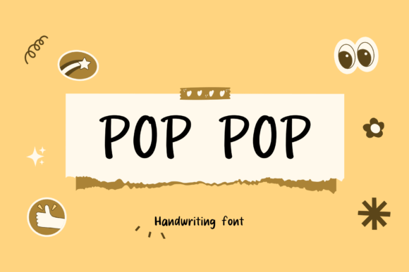 Pop Pop: A Playful Typeface for Modern Digital Branding