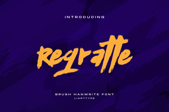 Regratte: The Handwritten Brush Script Font for Scroll-Stopping Visuals