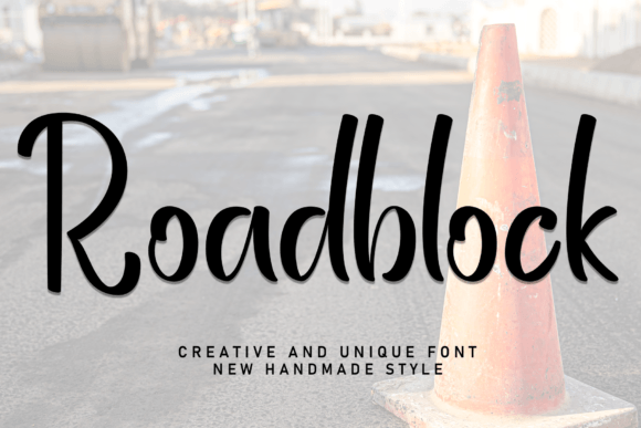 Roadblock: The Handwritten Font That Transforms Digital Brand Experiences