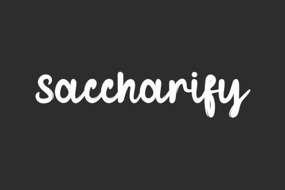 Saccharify Script Font Review