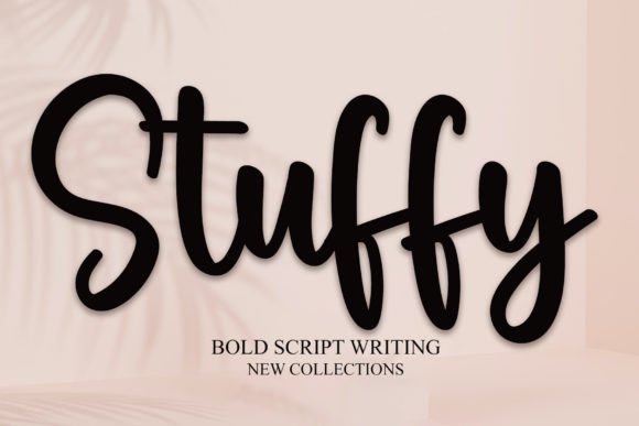 Stuffy: A Stylish Script Font for Polished Branding