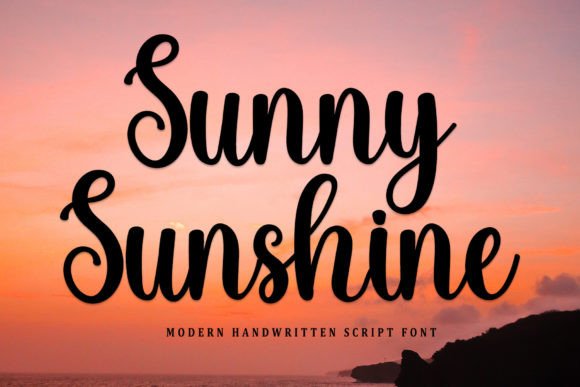 Sunny Sunshine: The Handwritten Typeface That Elevates Your Digital Brand