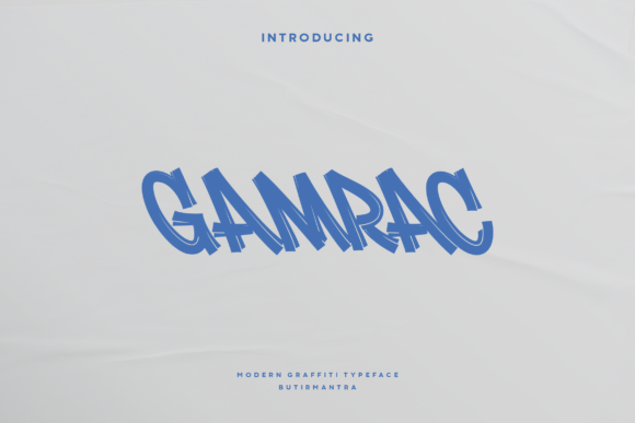 Upgrade Your Brand Identity with the Gamrac Typeface