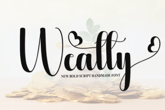 Wealty: A Handwritten Font for Timeless Editorial Design
