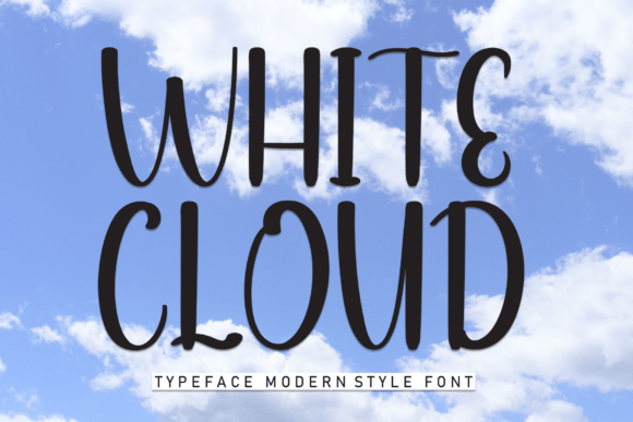 White Cloud: The Handwritten Typeface for Authentic Brand Identity