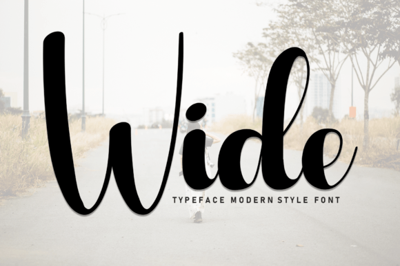 Wide: The Handwritten Typeface That Brings Warmth to Editorial Design