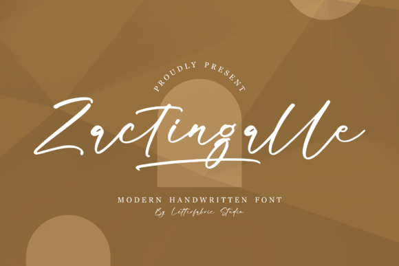 Zactingalle: Elevate Your Brand’s Visual Identity With Elegant Script Typography